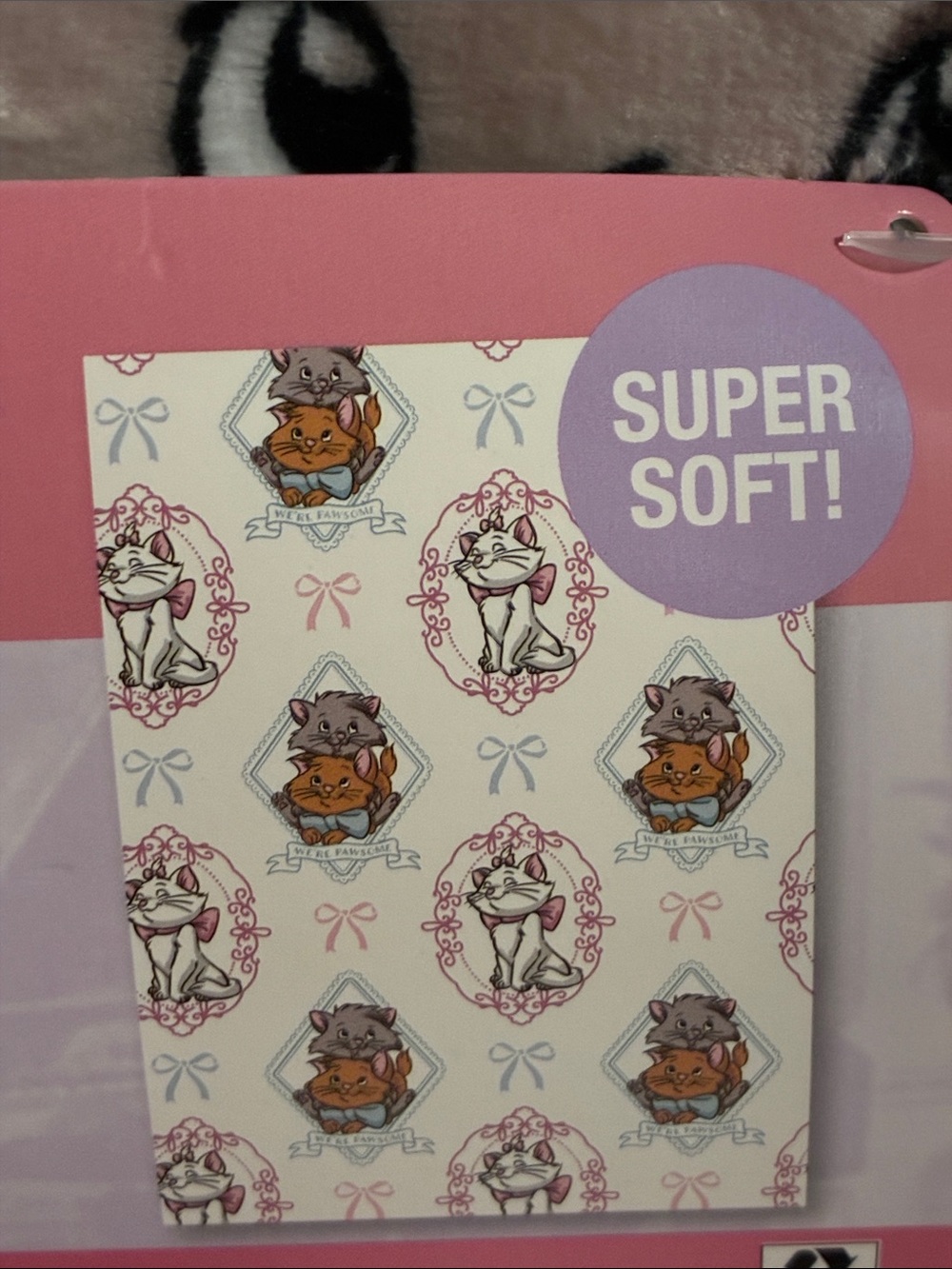 Aristocats plush throw blanket